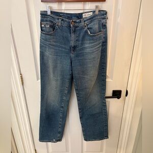 Ag Adriano Goldschmied womens Classic Blue Straight Jeans